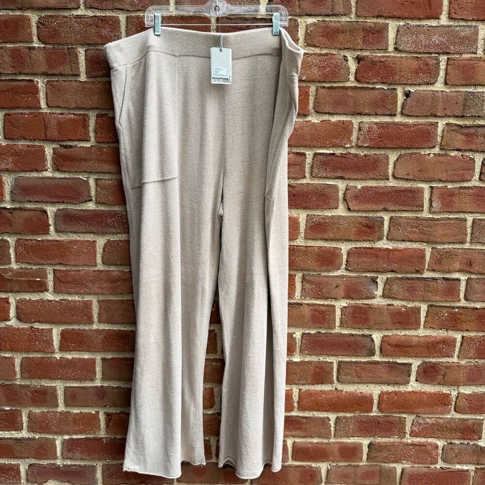 Barefoot Dreams Women's CozyChic Ultra Lite Wide Leg Pull-on Pant Sahara 3X NWT - Picture 2 of 7